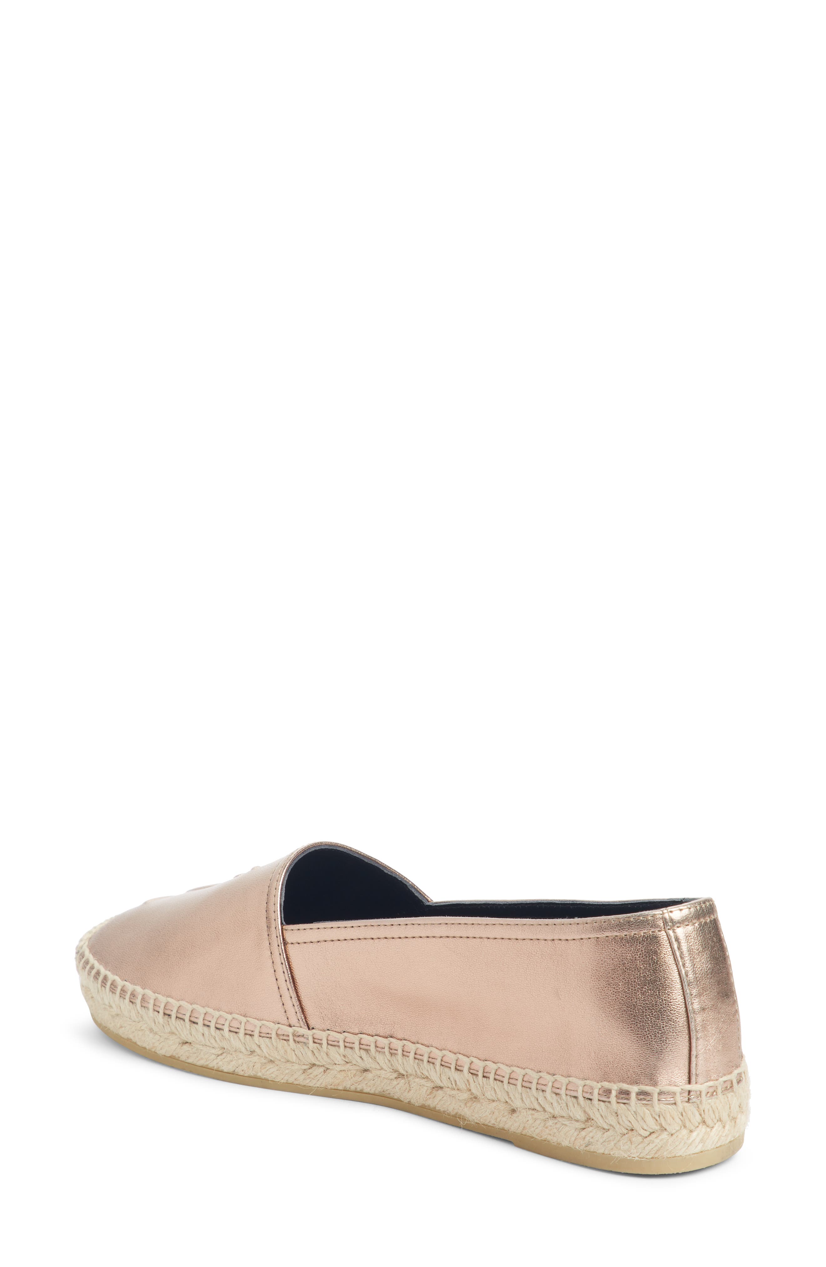 Logo Espadrille, Alternate, color, BLUSH METAL