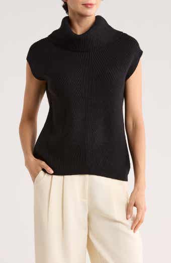 ELIE ELIE TAHARI Sleeveless Turtleneck Sweater