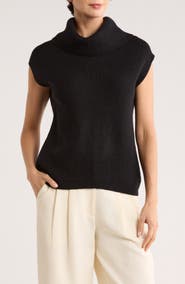 ELIE ELIE TAHARI Sleeveless Turtleneck Sweater