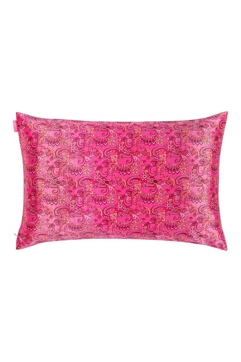 Pure Silk Pillowcase, Main, color, SPRING PAISLEY