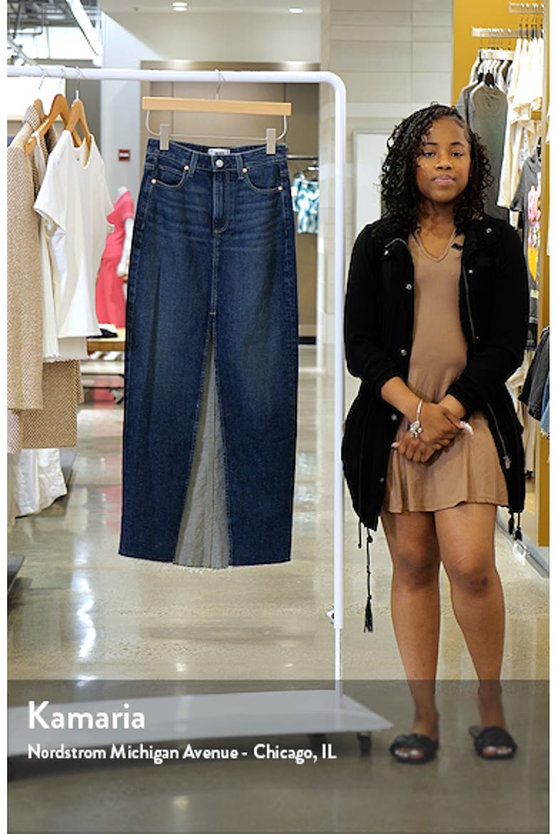 Angela Raw Hem Denim Maxi Skirt video