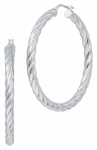 Torcoin Twisted Hoop Earrings