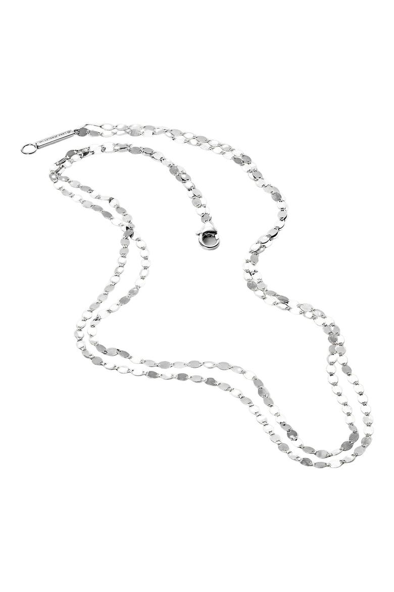 Layered Choker Necklace, Alternate, color, WHITE GOLD