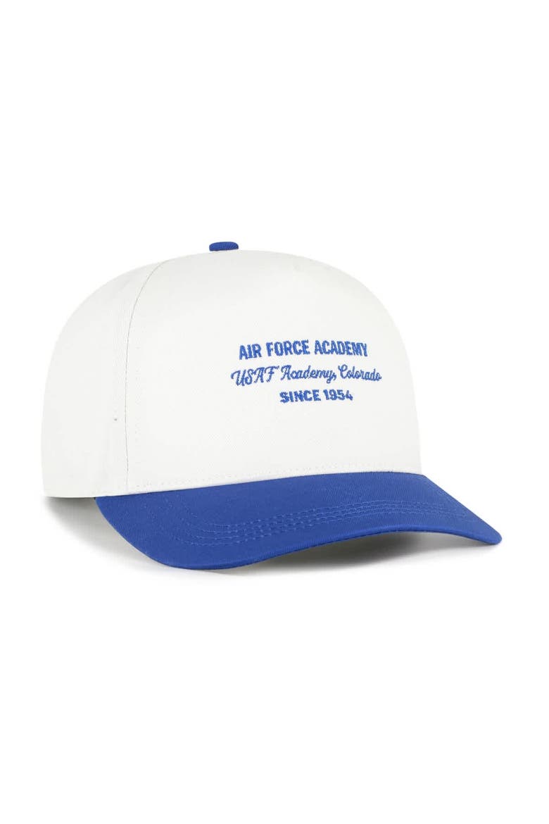 Men's '47 White Air Force Falcons Contemporary Basics Two-Tone Hitch Adjustable Hat, Alternate, color, White
