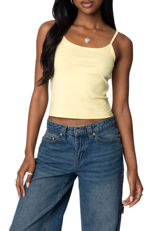 Deanna Stretch Cotton Crop Camisole