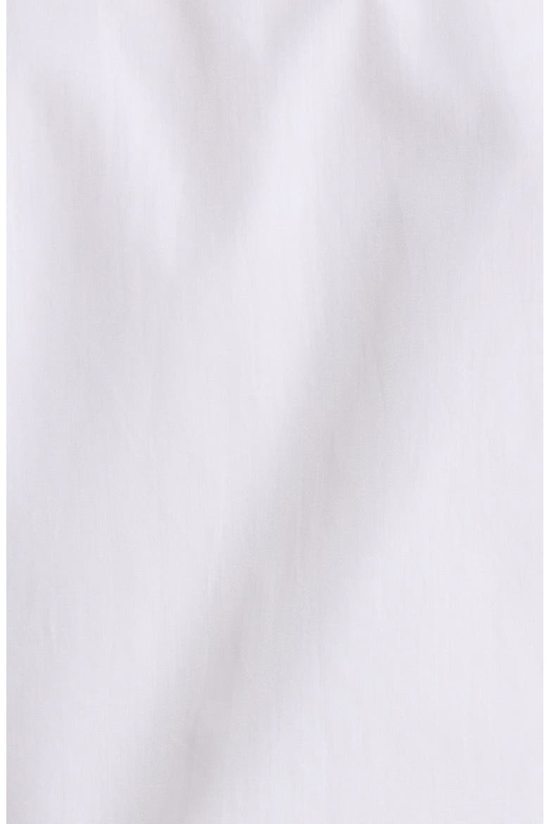 Tailored Fit Solid Cotton Dress Shirt, Alternate, color, WHITE