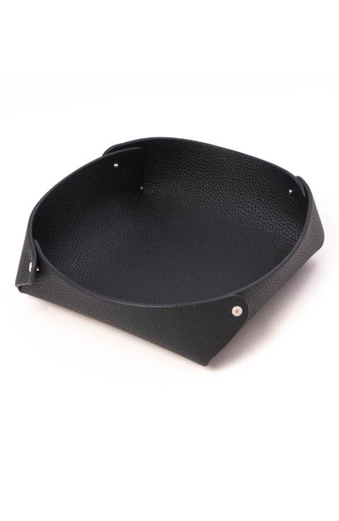 Catchall Leather Valet Tray