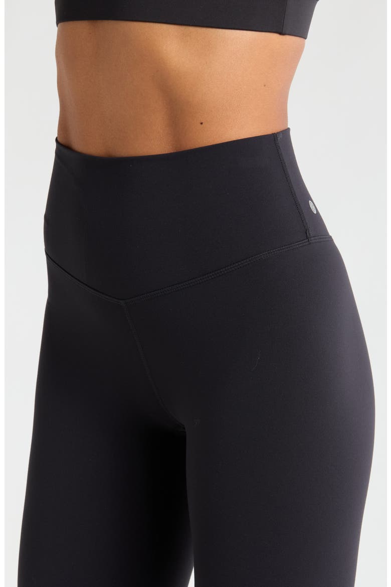 Studio Luxe High Waist 7/8 Leggings, Alternate, color, BLACK
