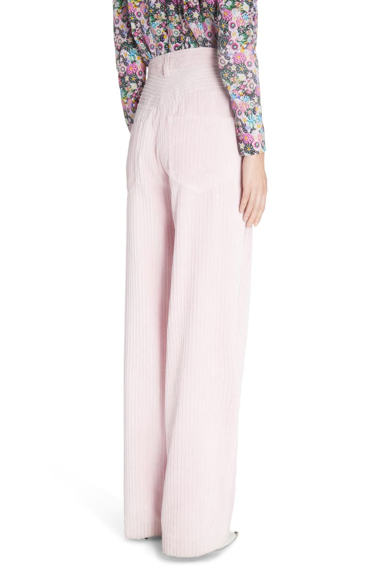 Milorsy Corduroy Velvet Trousers, Alternate, color, LIGHT PINK
