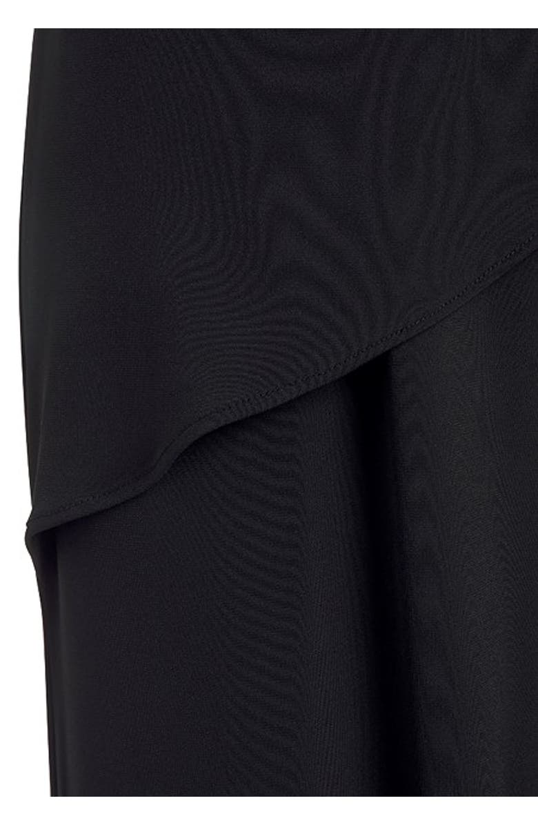 LASCANA Women's Asymmetrical One Shoulder Jumpsuit, Alternate, color, Black