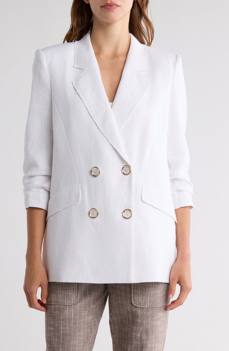 Ramy Brook Gianni Double Breasted Blazer, Main, color, 