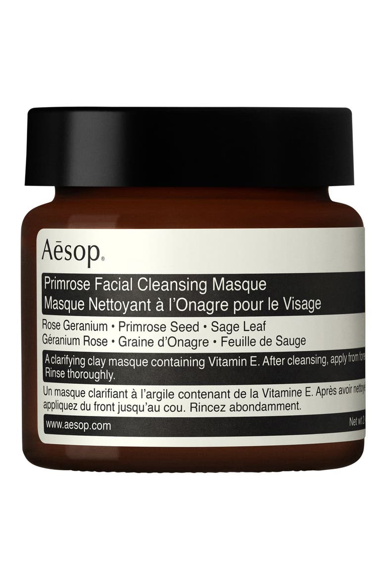 Primrose Facial Cleansing Masque, Main, color, NONE