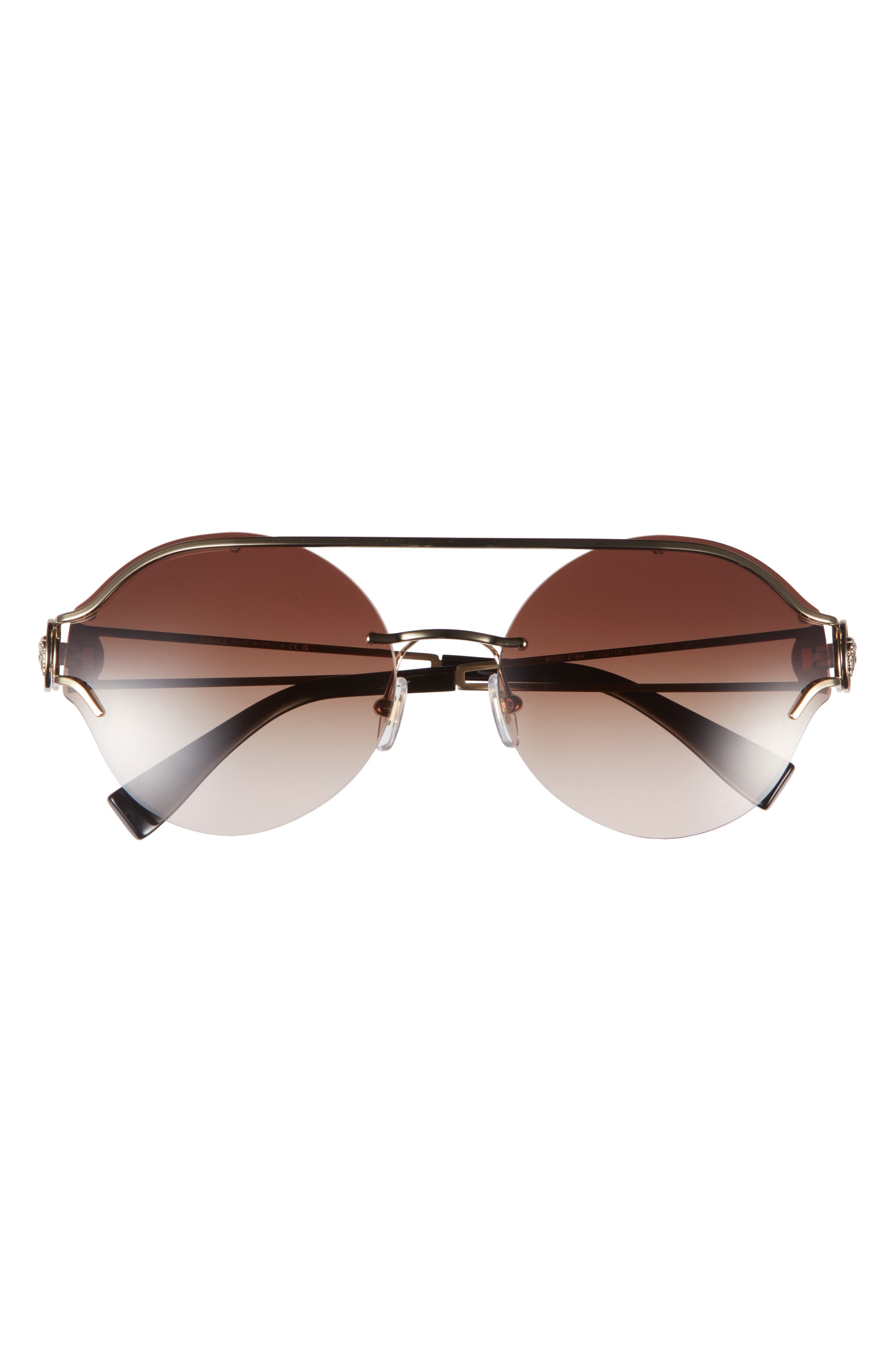 Versace Round Aviator Sunglasses