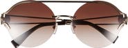 Versace Round Aviator Sunglasses