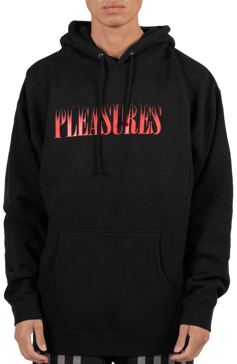 PLEASURES Crumble Graphic Hoodie, Main, color, 