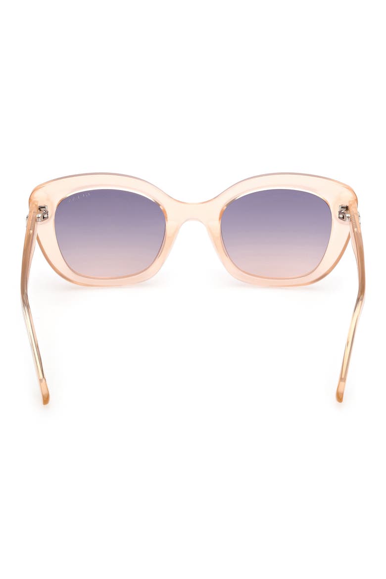 Square Sunglasses, Alternate, color, ORANGE/OTHER / GRADIENT OR MIRROR VIOLET