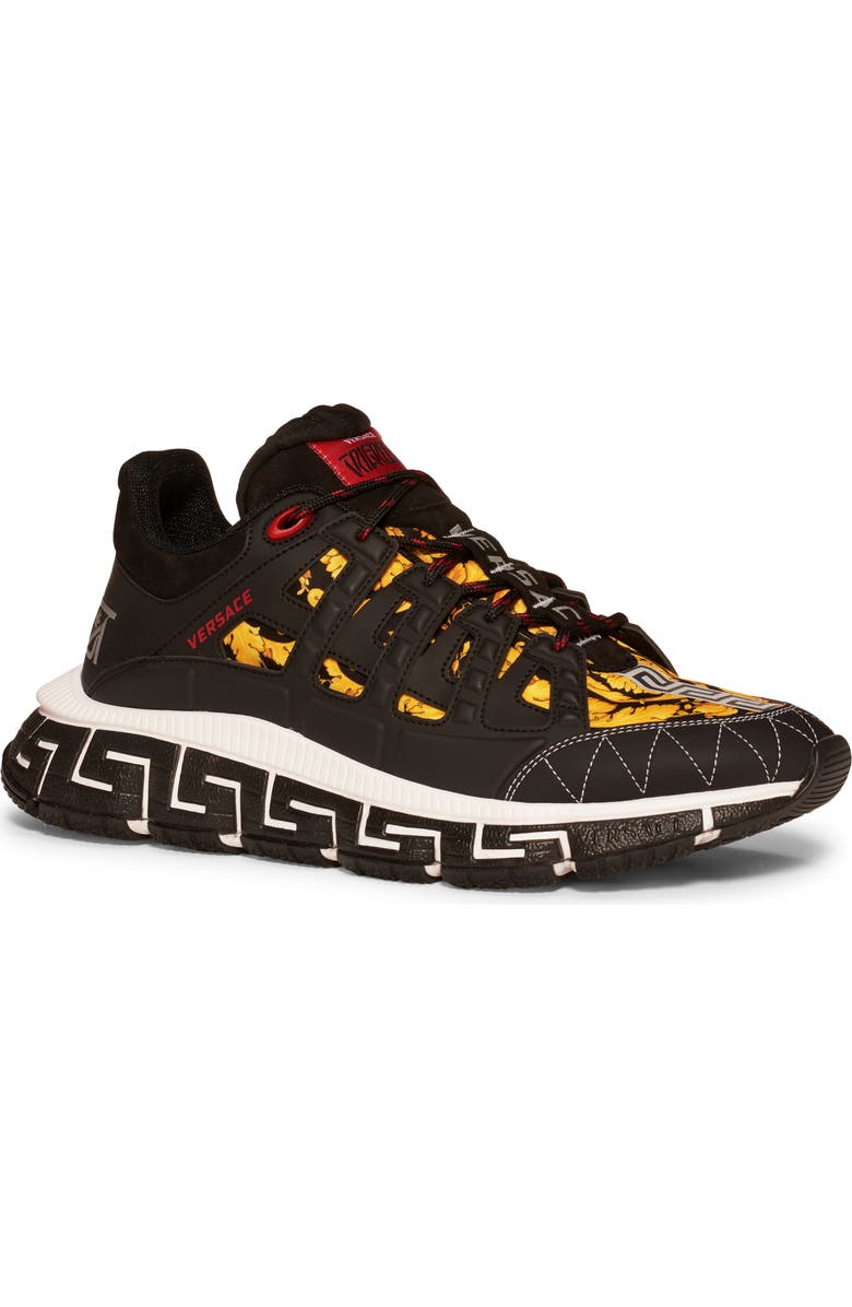 Versace Trigreca Barocco Low Top Sneaker, Main, color,