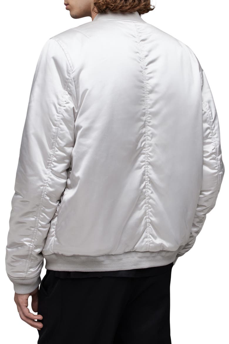 Eris Reversible Bomber Jacket, Alternate, color, SILVER/BLACK