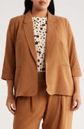 T Tahari Three-Quarter Sleeve Blazer