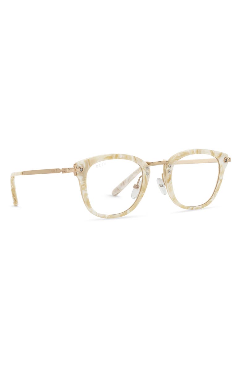 DIFF Rue 46mm Cat Eye Optical Glasses, Alternate, color, 