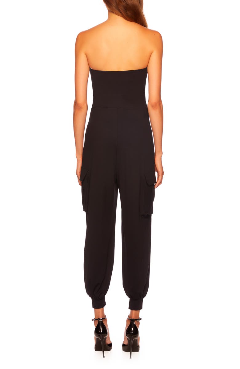 Susana Monaco Strapless Cargo Jumpsuit, Alternate, color, 