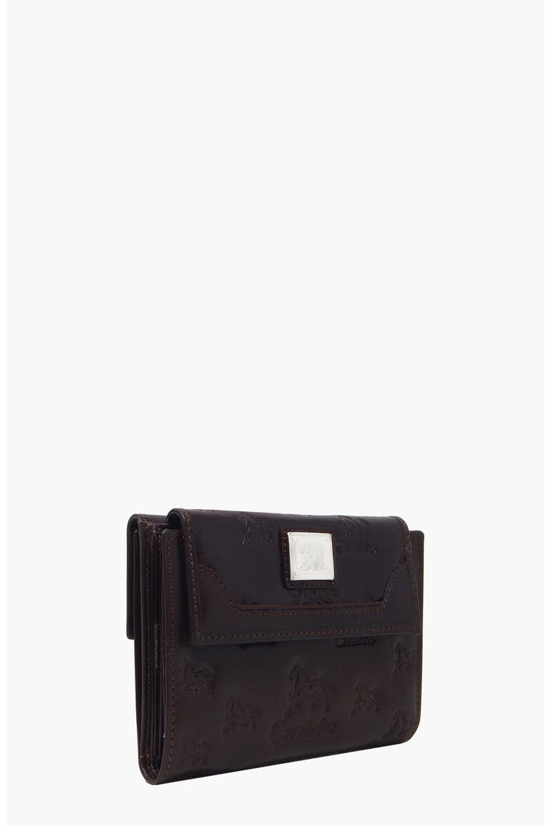Cavalo Lusitano Leather Wallet 204, Alternate, color, Brown
