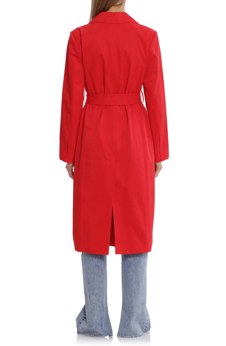 Avec Les Filles Longline Cotton Blend Trench Coat, Alternate, color, 