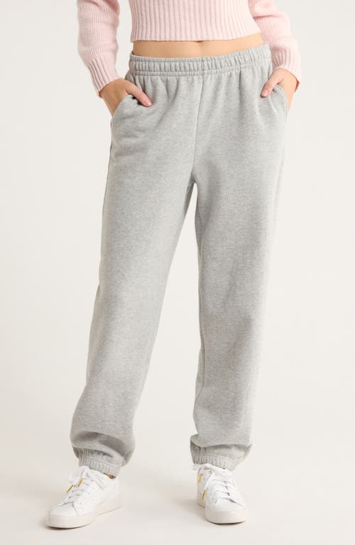 Pacsun Classic Cotton Blend Fleece Joggers In Gray