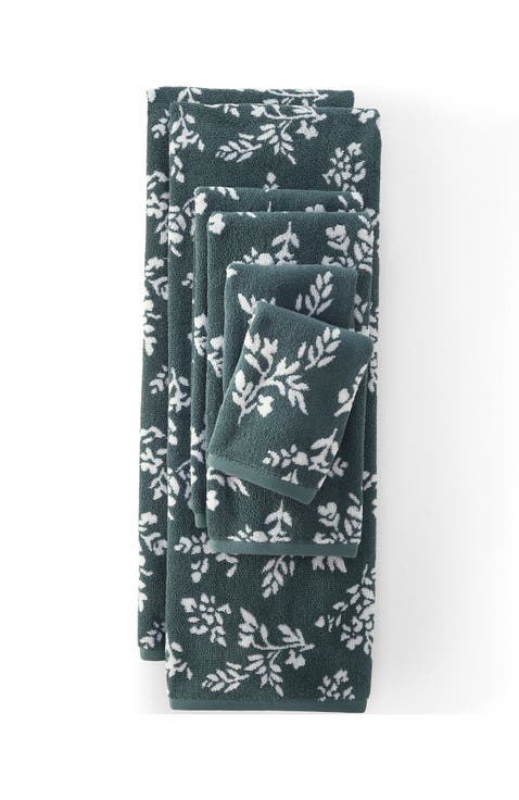 Cotton Jacquard 6-Piece Bath Towel Set