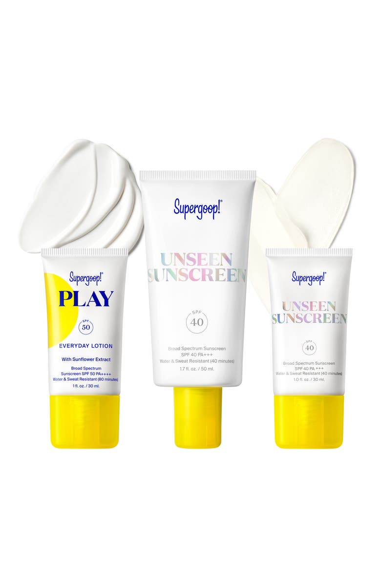 Supergoop!<sup>®</sup> Unseen & Play Sunscreen SPF 50 Set $78 Value, Alternate, color,