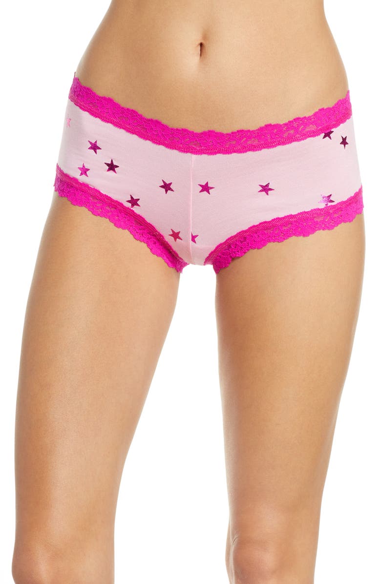 Hanky Panky x Lindsi Lane Shooting Star Boyshorts, Main, color,
