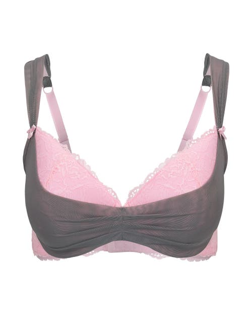 Adore Me Clairabella Contour Demi Bra In Pink