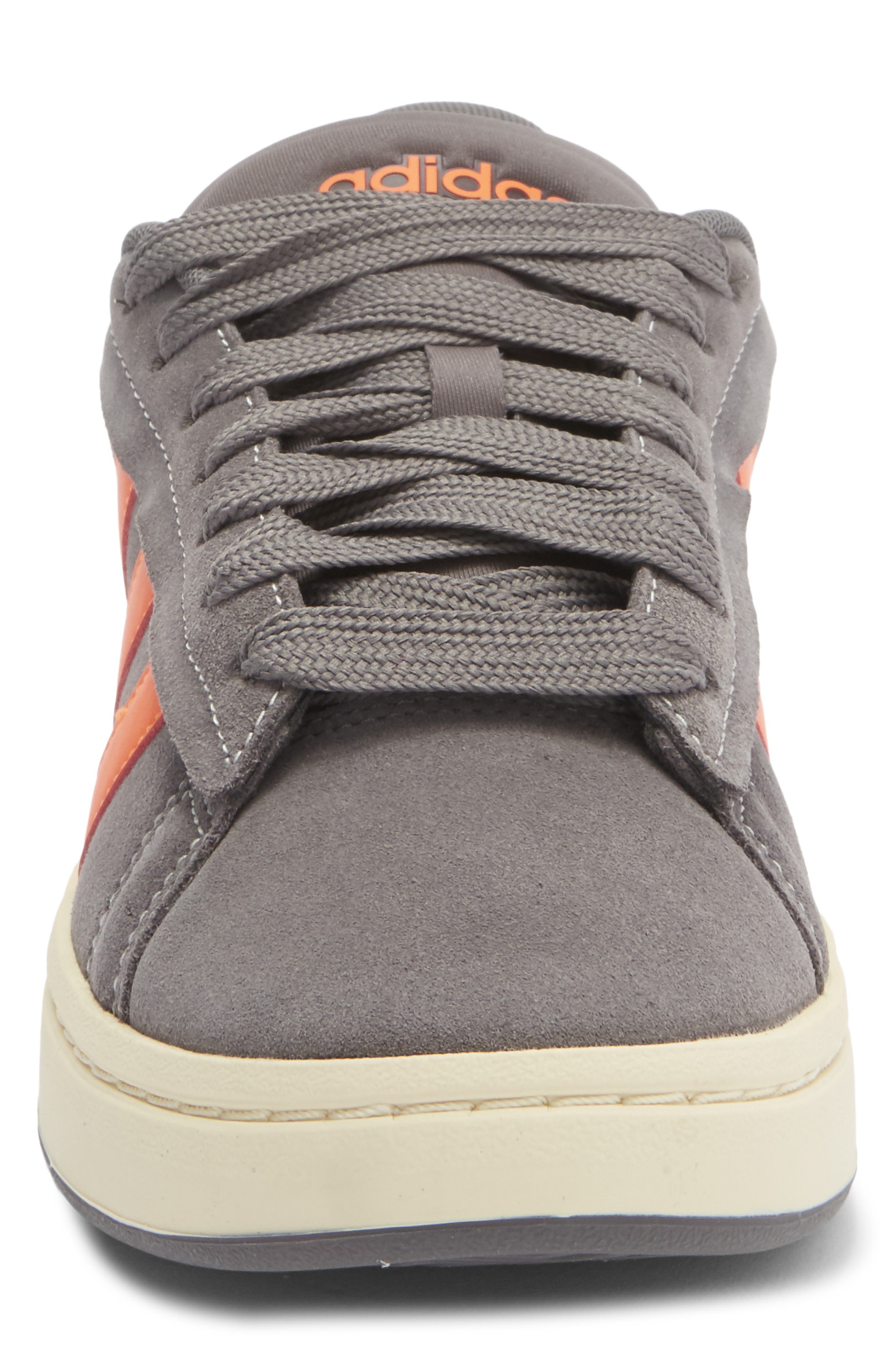 Grand Court Alpha Sneaker, Alternate, color, CHARCOAL/ ORANGE/ VANILLA