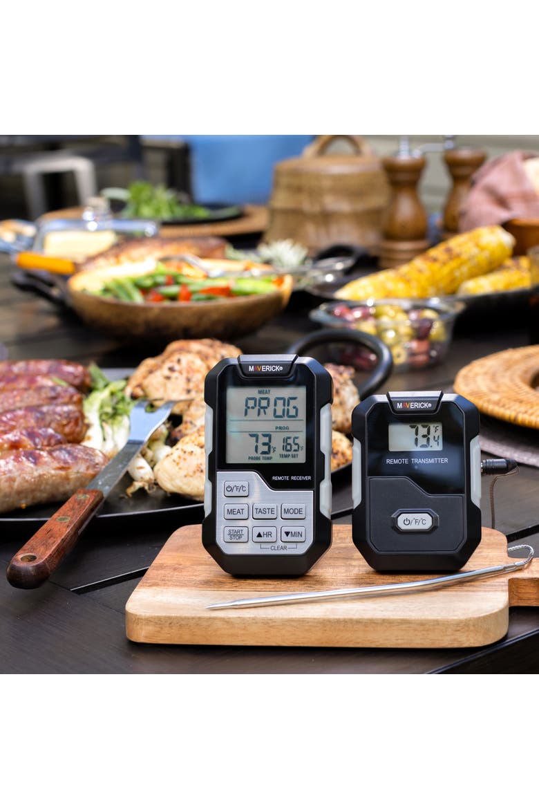 Long Range Wireless Remote Cooking Thermometer, Single Probe, Alternate, color, Black/Grey
