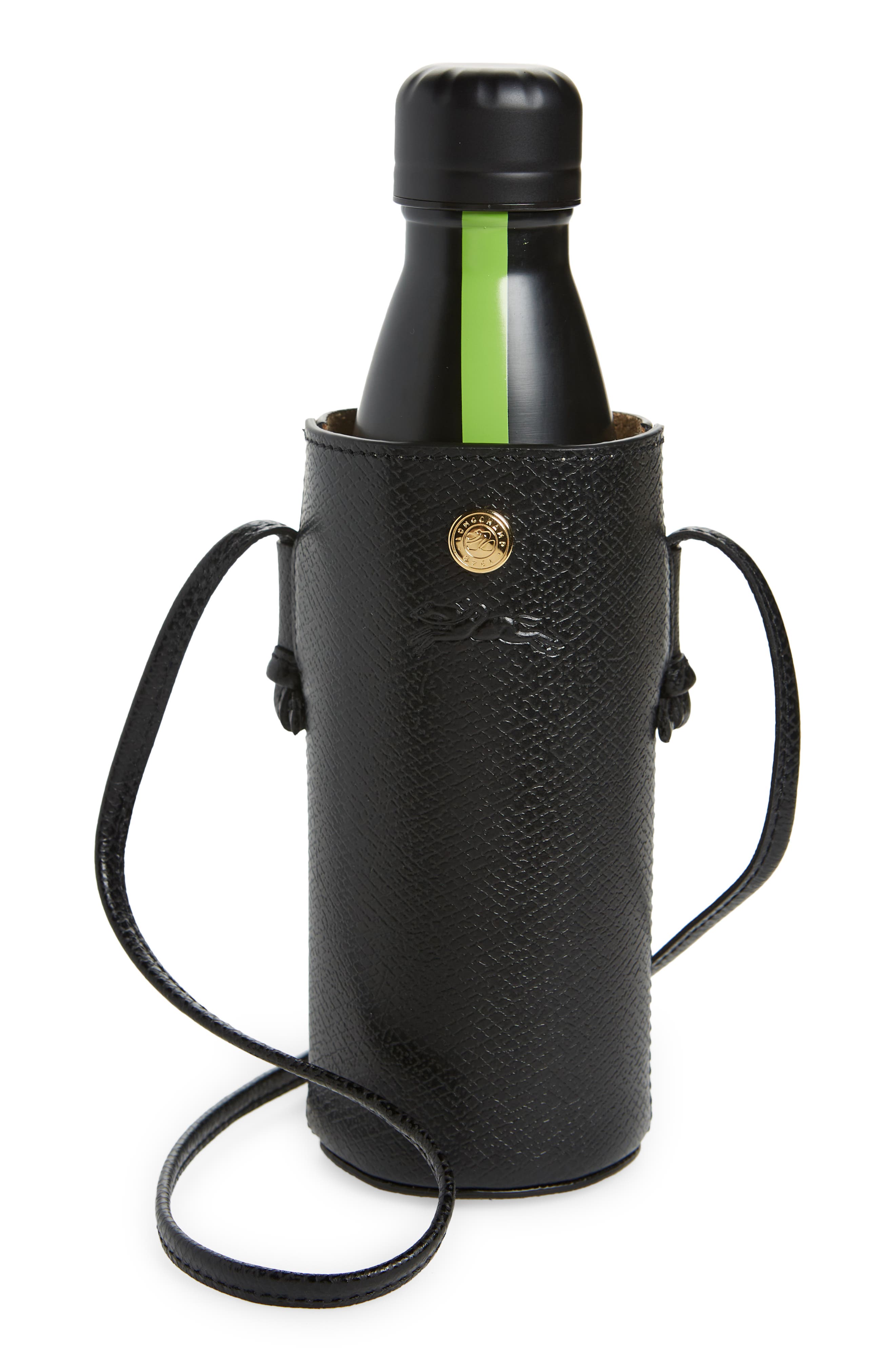 Longchamp Épure Bottle & Leather Crossbody Holder, Main, color, 
