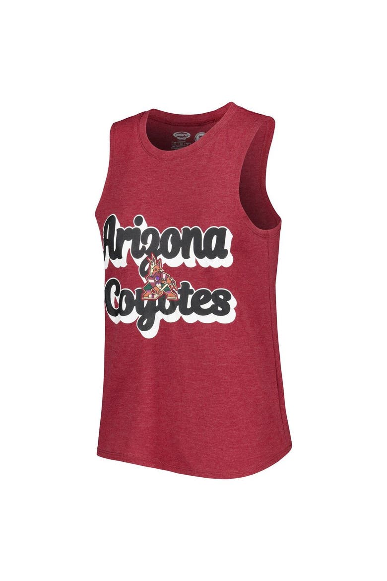 Women's Concepts Sport Garnet/Black Arizona Coyotes Meter Muscle Tank Top & Pants Sleep Set, Alternate, color, Garnet