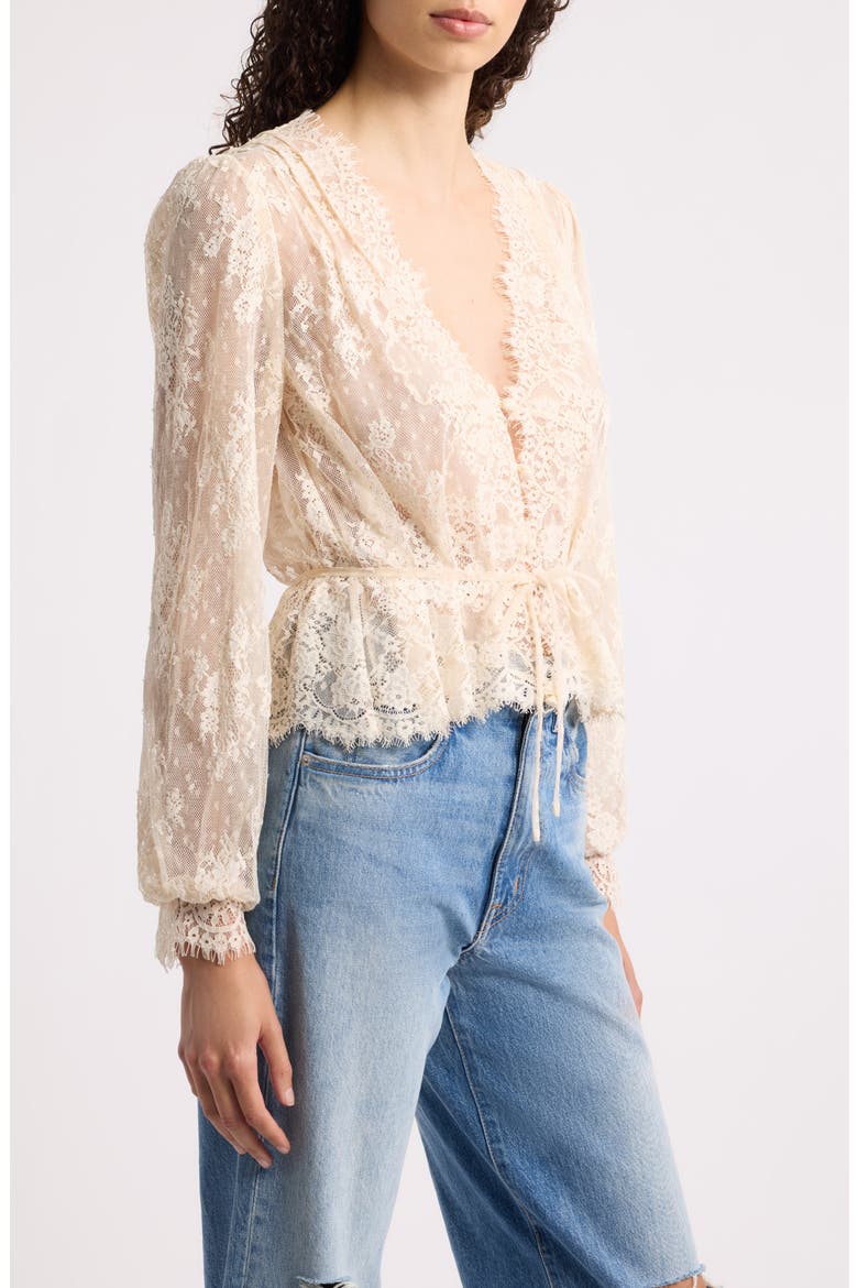 Amaline Lace Top, Alternate, color, CANDLELIGHT