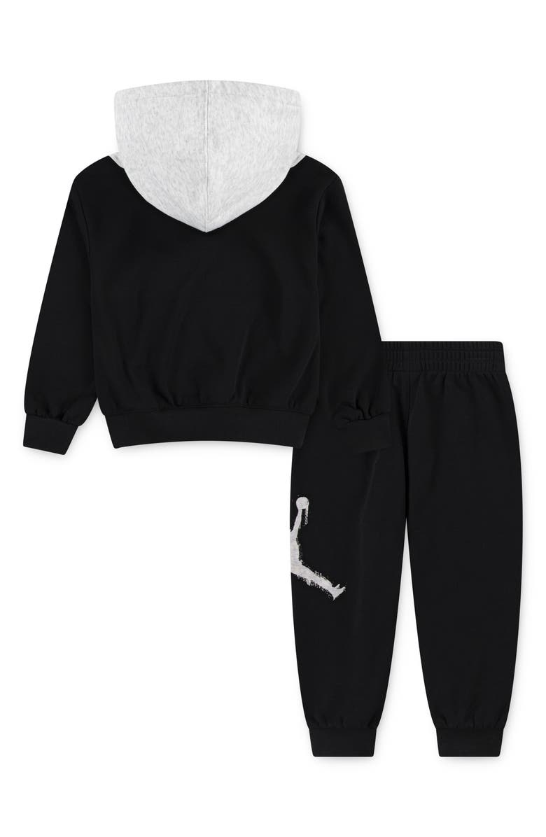 Jordan Kids' MJ MVP Fleece Hoodie & Joggers Set, Alternate, color, Black