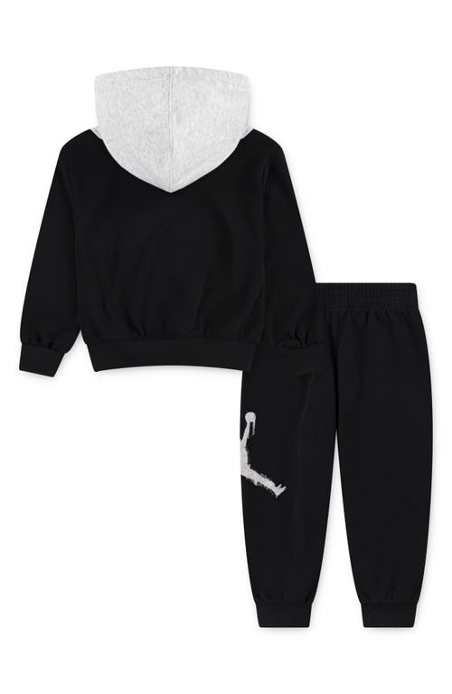 Jordan Kids' Mj Mvp Fleece Hoodie & Joggers Set In Black
