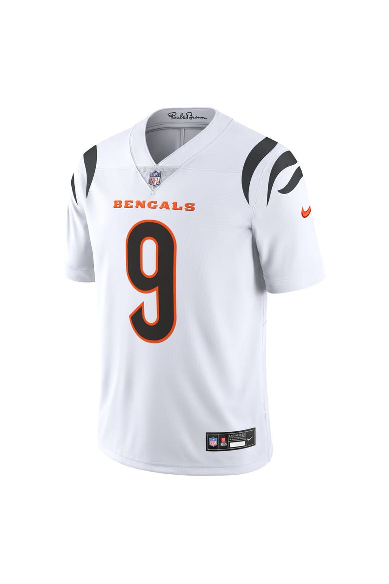 Men's Nike Joe Burrow White Cincinnati Bengals  Vapor Untouchable Limited Jersey, Alternate, color, White
