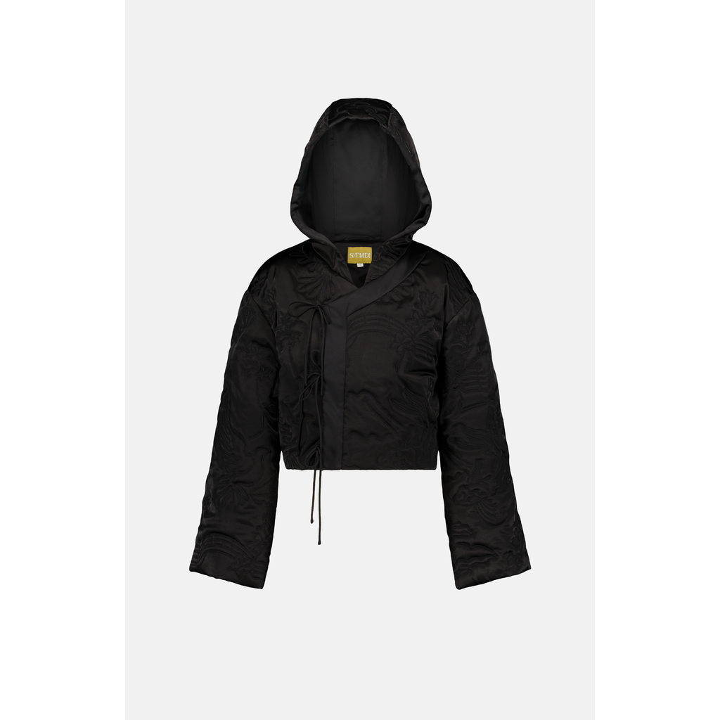 Saemdi Embroidered Jacket In Black