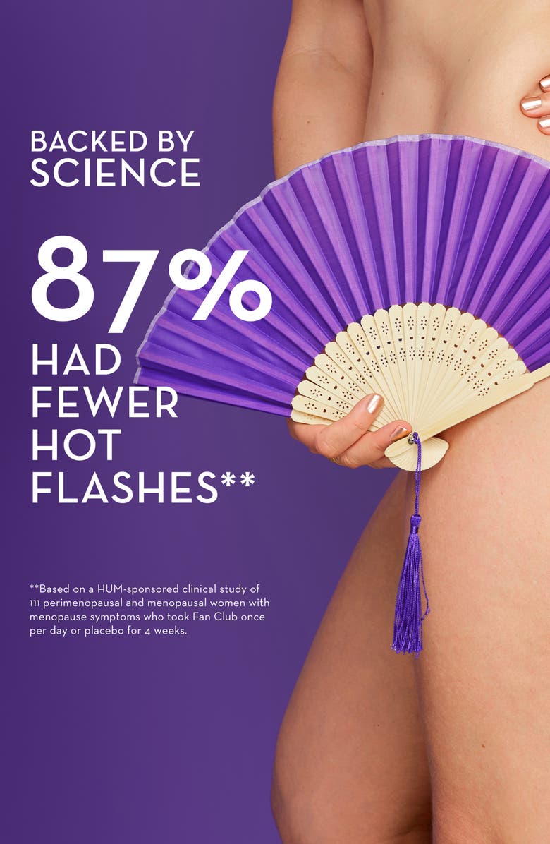 Hum Nutrition Fan Club<sup>™</sup> Multi-symptom Relief for Perimenopause + Menopause Supplement, Alternate, color, 