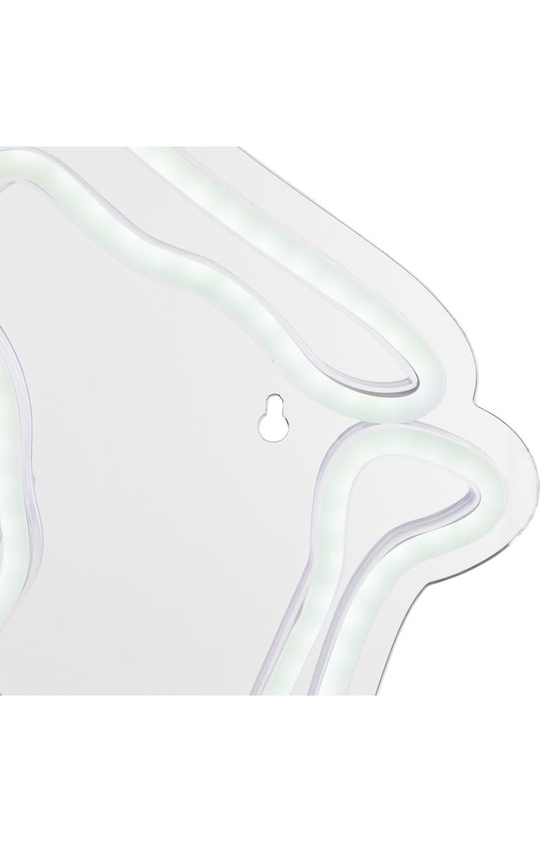 Northlight LED Skeleton Neon Lighted Halloween Wall or Window Decoration - 15", Alternate, color, 