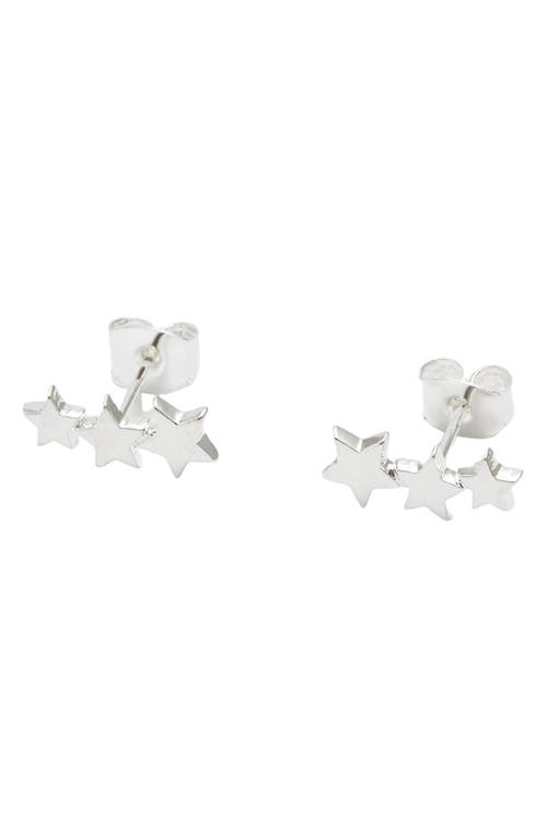 Estella Bartlett Trio Star Ear Crawler Earrings