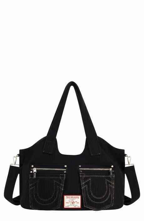 True Religion Horseshoe Stitch Corduroy Satchel