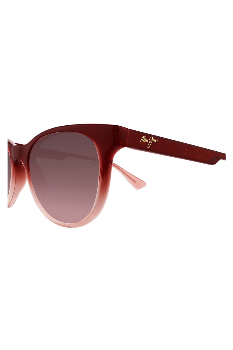 Lonomea 52mm Polarized Cat Eye Sunglasses, Alternate, color, RED