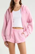 PacSun Seashell Front Zip Hoodie