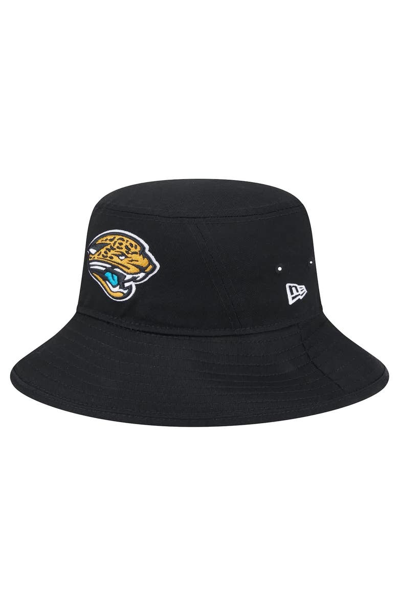 New Era Men's New Era Black Jacksonville Jaguars Main Bucket Hat, Main, color,