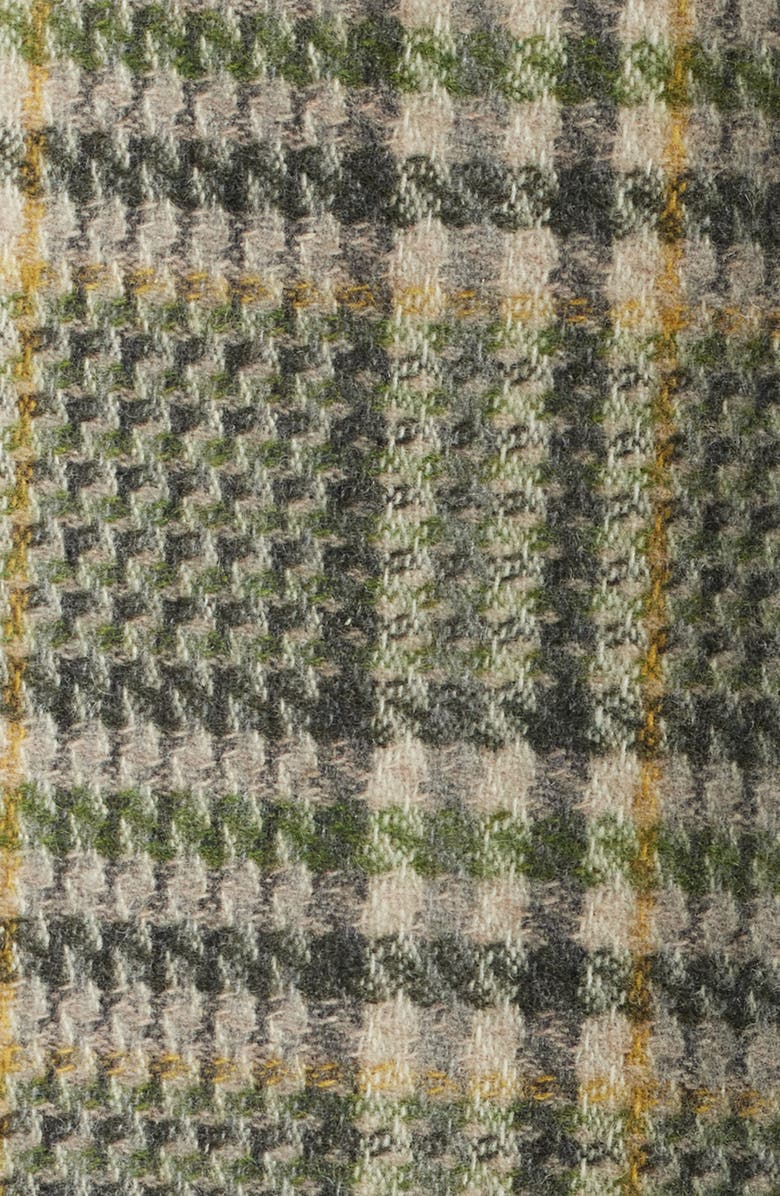 Wax London Whiting Plaid Wool Blend Button-Up Shirt Jacket, Alternate, color, Green