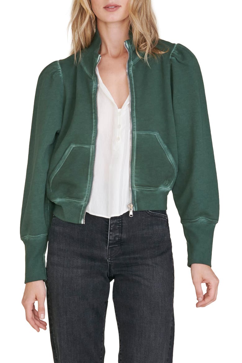 Siedel Zip Sweatshirt, Main, color, GREEN